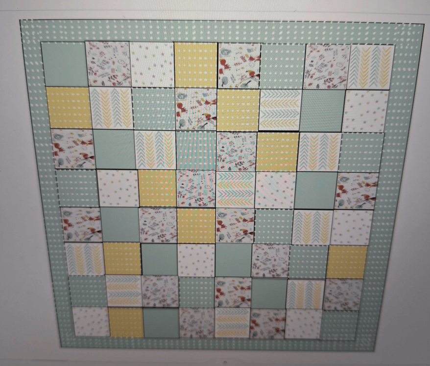 Square Baby Quilt - image 1 - student project
