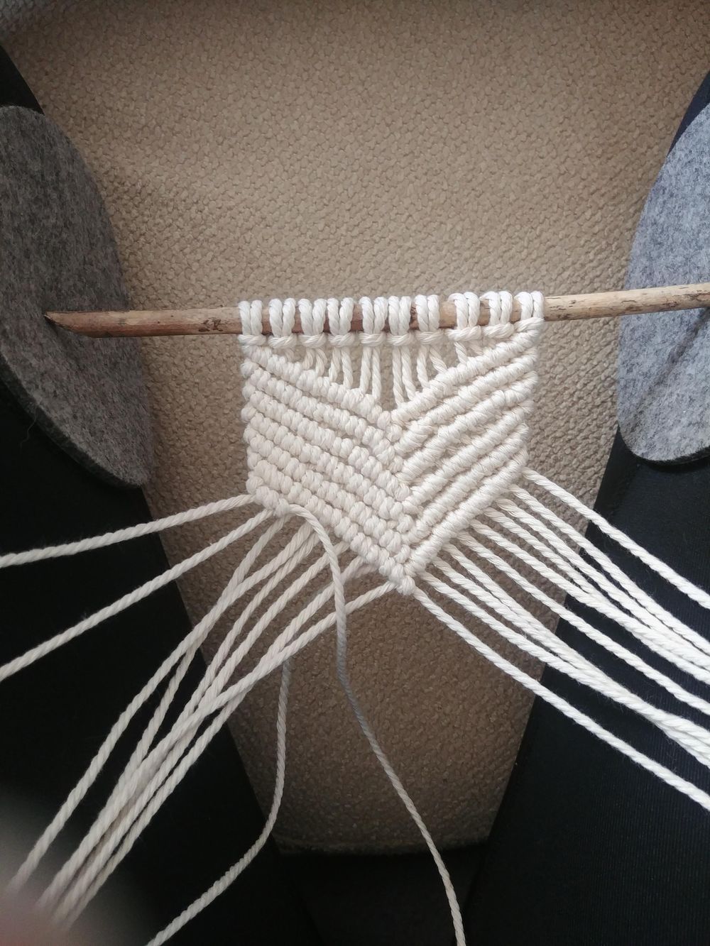 Macrame Wall Hanging + Coasters - image 1 - student project