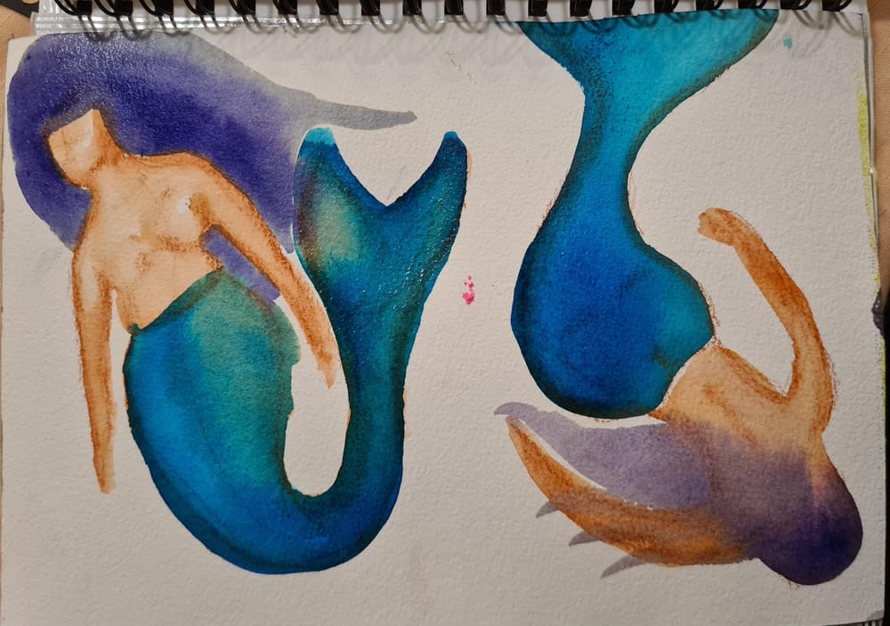 Mermaid composition - image 1 - student project