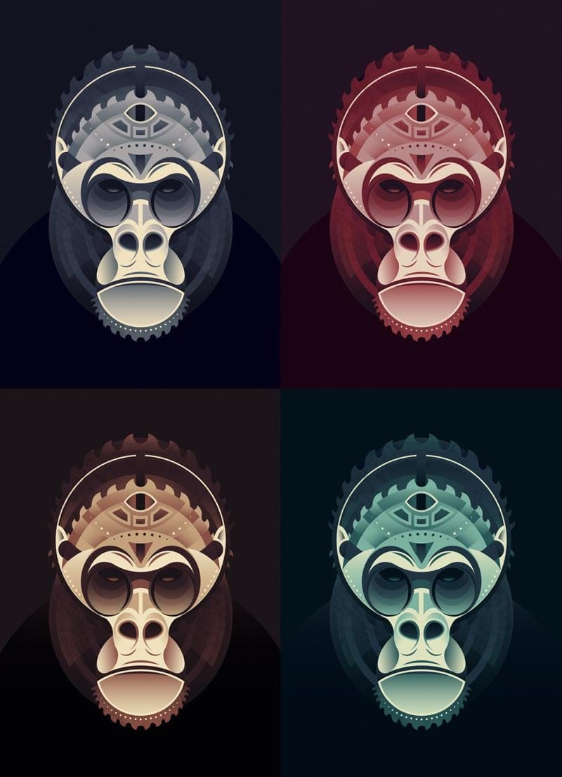 Geometric Gorilla - image 5 - student project