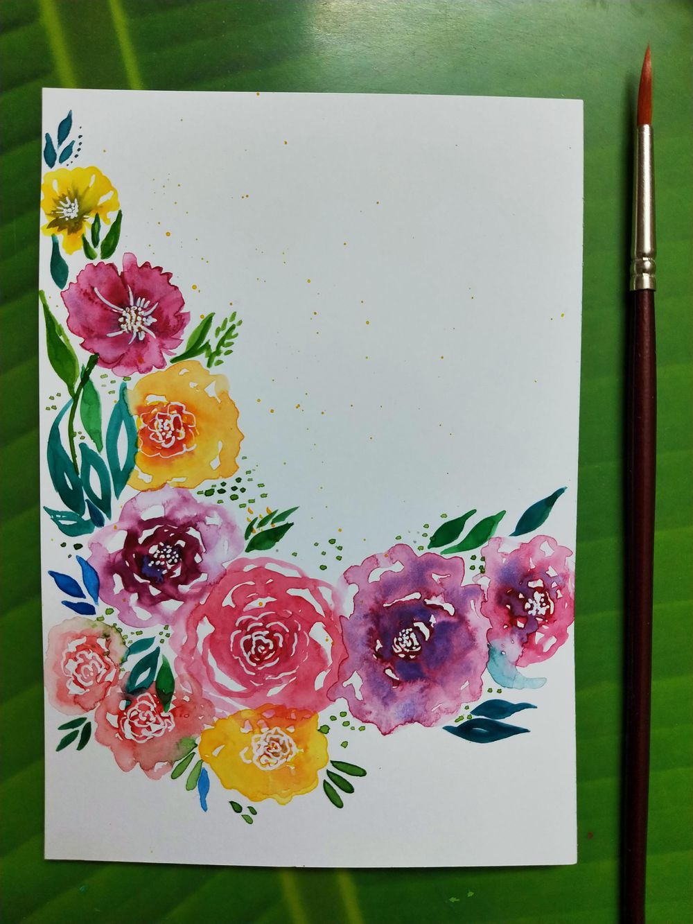 Pradi's loose floral paintings - image 2 - student project