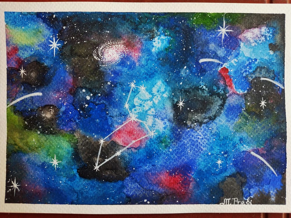 Watercolor Galaxy by Pradi - image 3 - student project