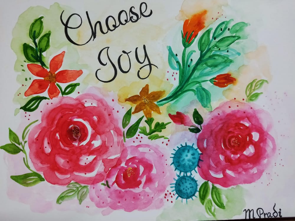Pradi's loose floral paintings - image 4 - student project