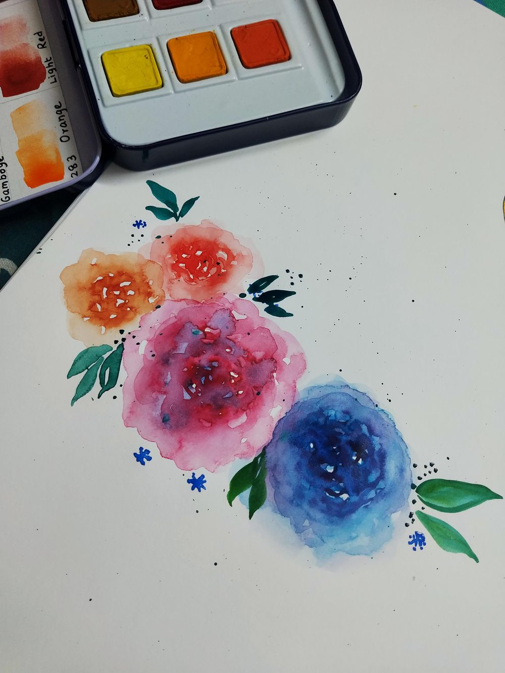 Pradi's loose floral paintings - image 1 - student project