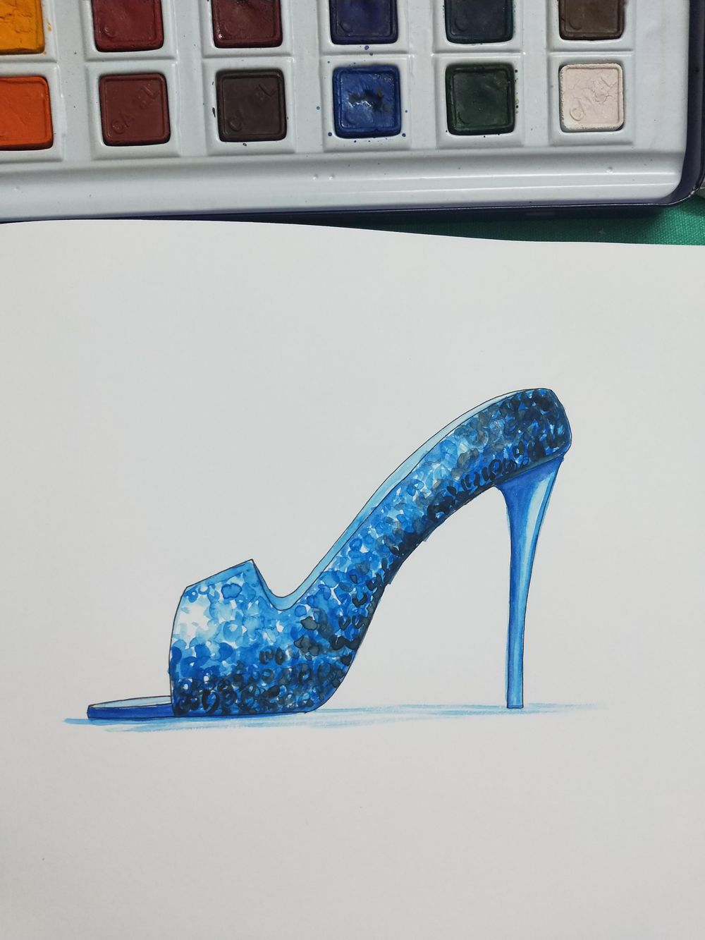 Shoe painting by Pradi - image 1 - student project