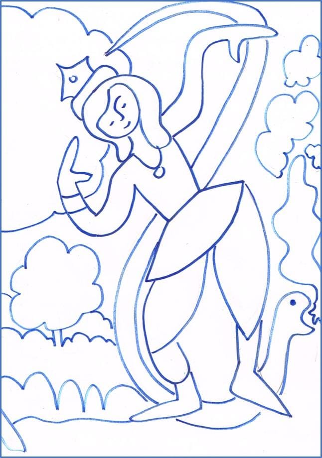Snake-Destroying God - image 3 - student project