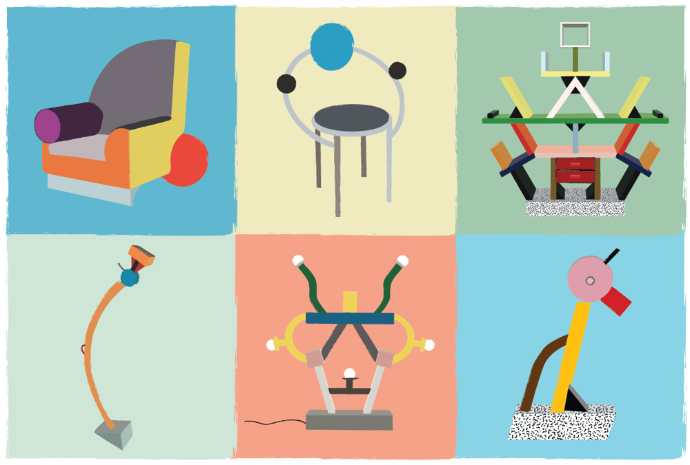 Ettore Sottsass furniture - image 2 - student project