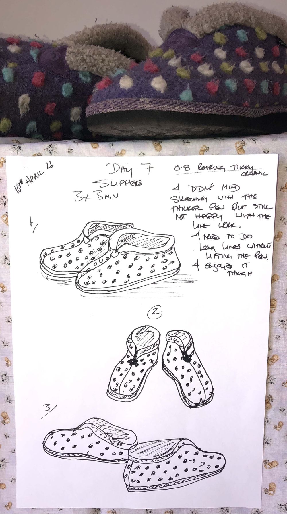 My 14 Day Art Practise - image 7 - student project