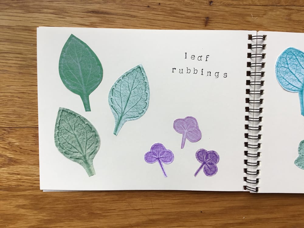 Leaf Rubbings - image 2 - student project