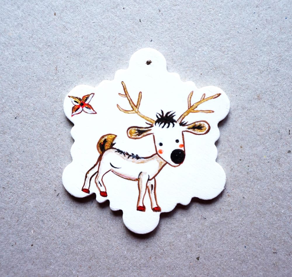 Dear cute reindeer and a cutie cat - image 1 - student project
