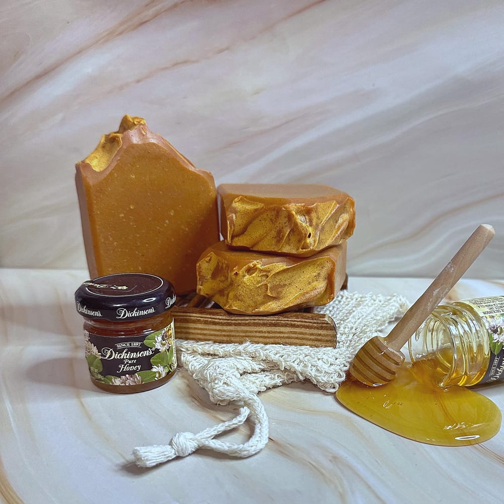 Turmeric and Honey Soap Photography - image 1 - student project