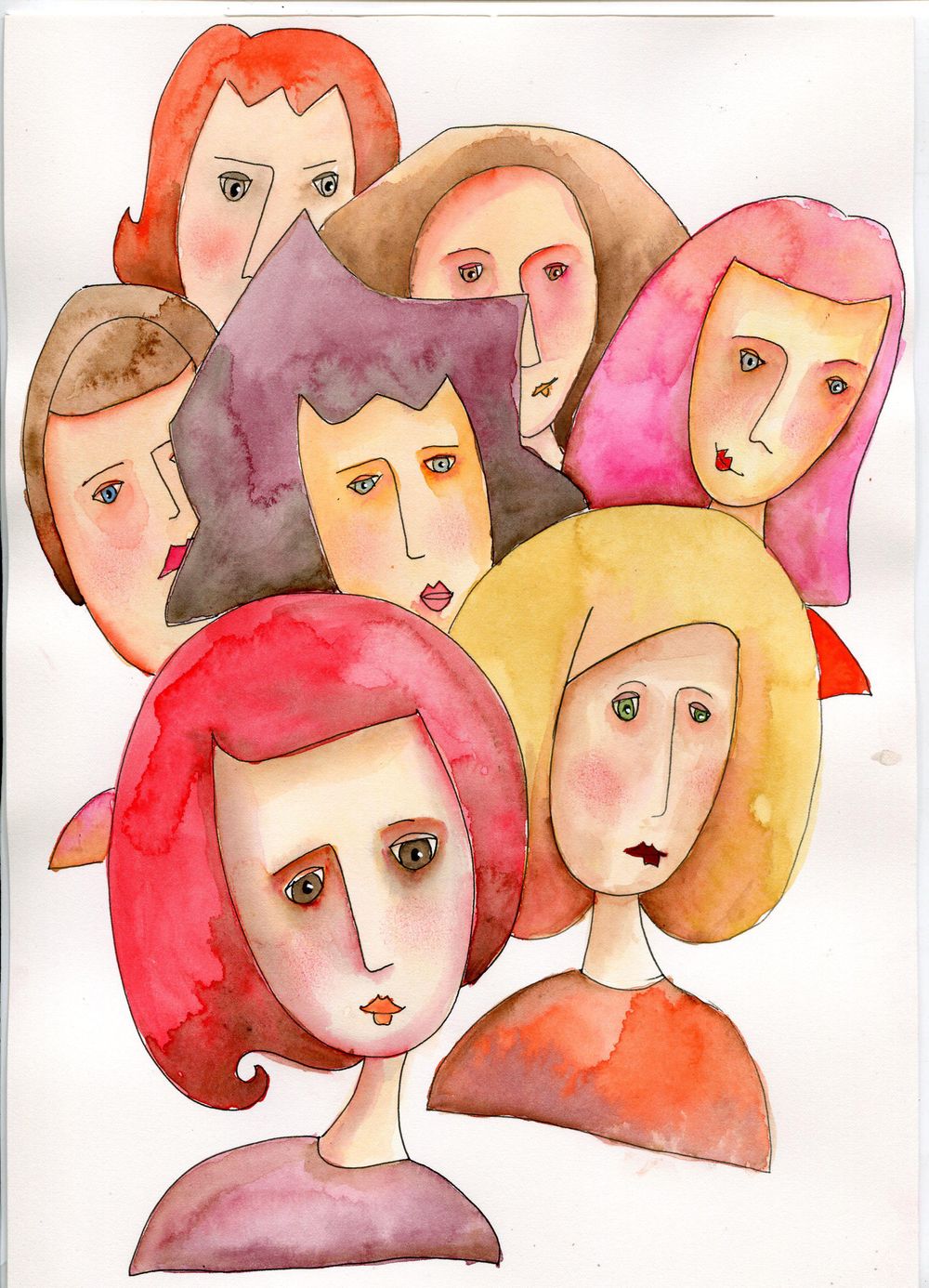 Studio object pattern and funny faces pattern - image 1 - student project