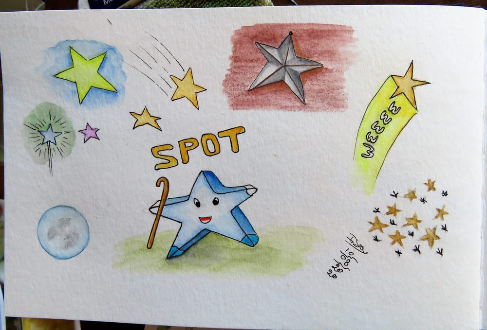 Fun spot illustrations - image 2 - student project