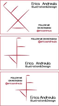 Minimal business card - image 1 - student project