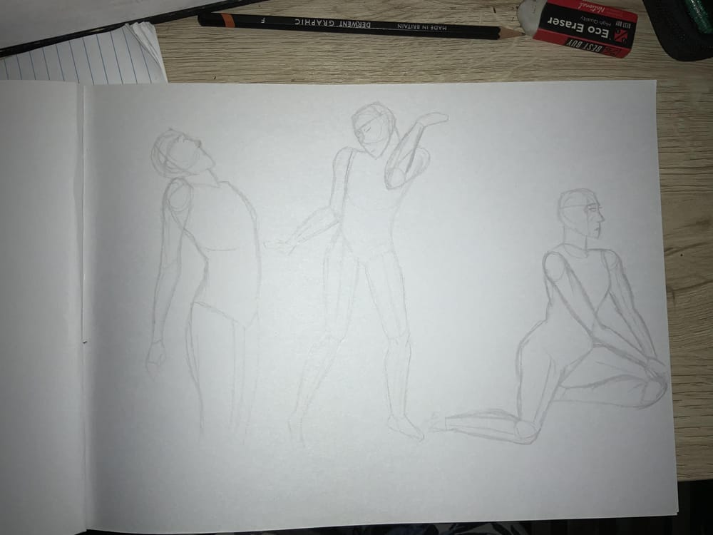 Figure drawing attempt - image 2 - student project