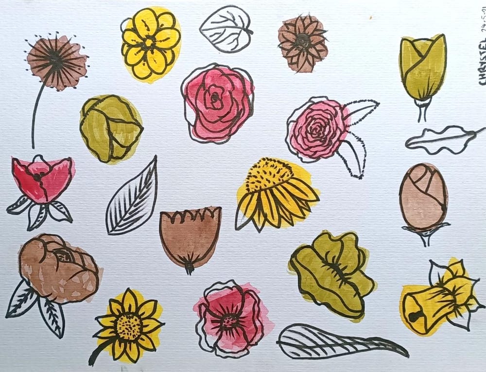 Loose floral pattern - image 1 - student project