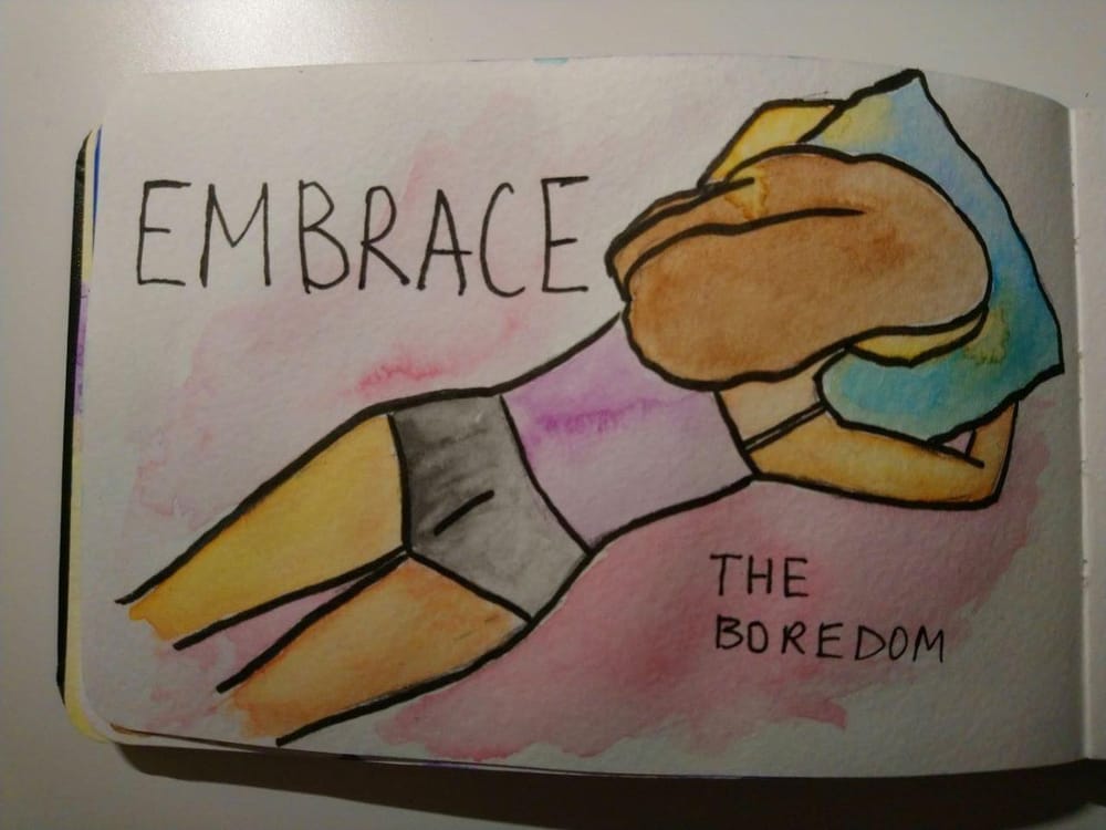 Daily Art Practice for Self-Care: 14 Days of Messages To Yourself - image 8 - student project
