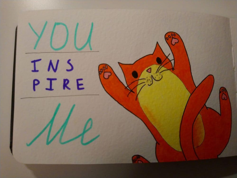 Daily Art Practice for Self-Care: 14 Days of Messages To Yourself - image 6 - student project