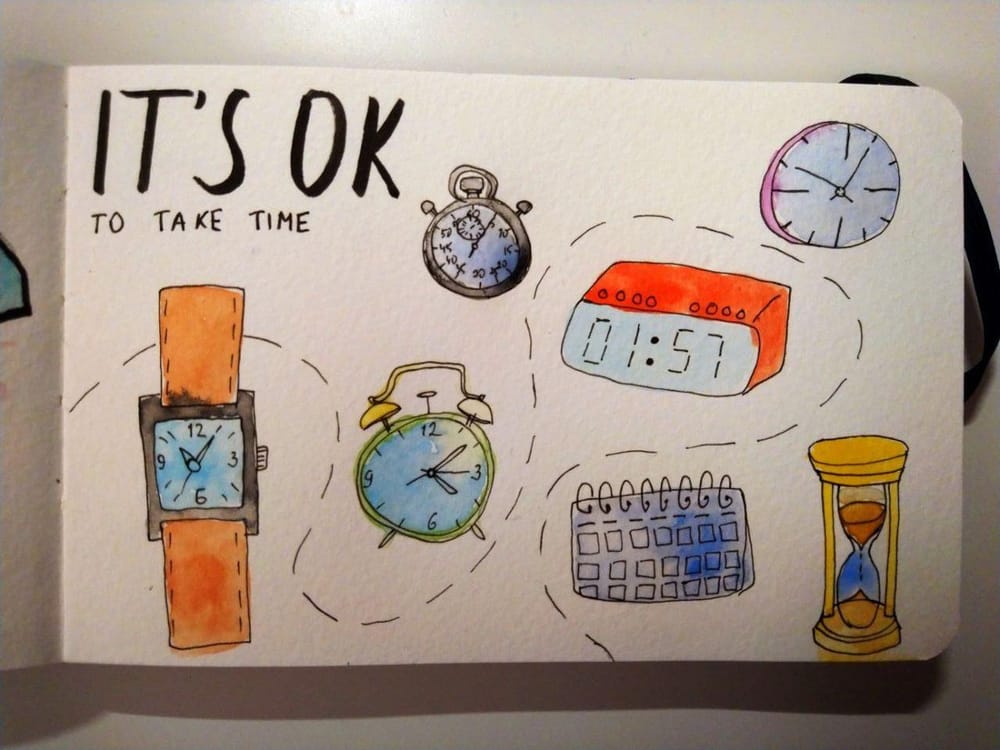 Daily Art Practice for Self-Care: 14 Days of Messages To Yourself - image 7 - student project