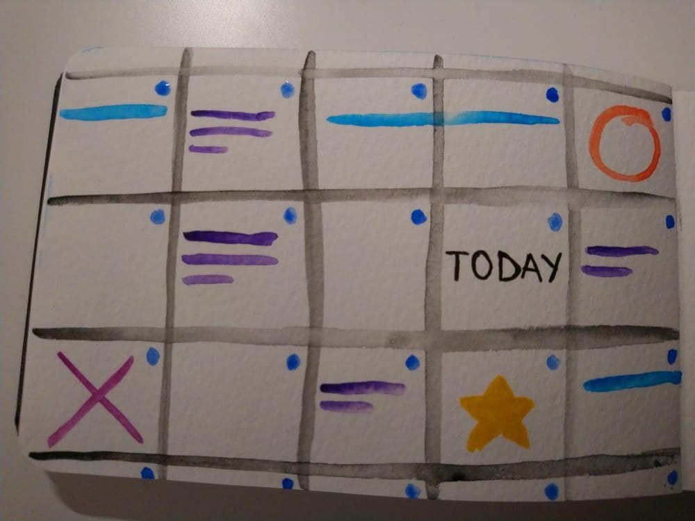 Daily Art Practice for Self-Care: 14 Days of Messages To Yourself - image 2 - student project