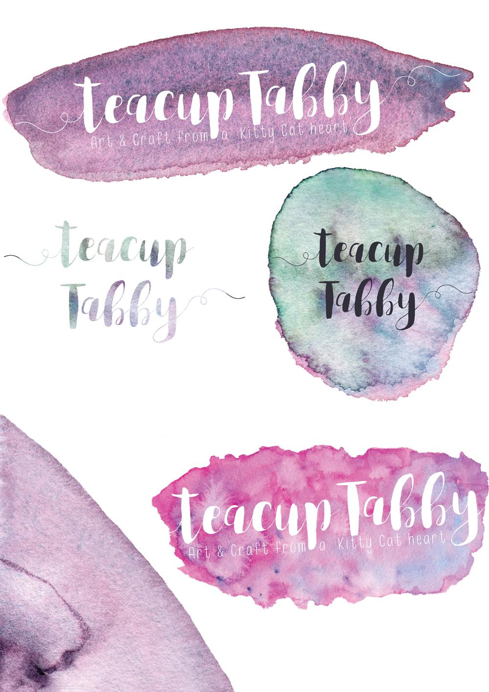 Watercolour Textures for use in branding - image 4 - student project