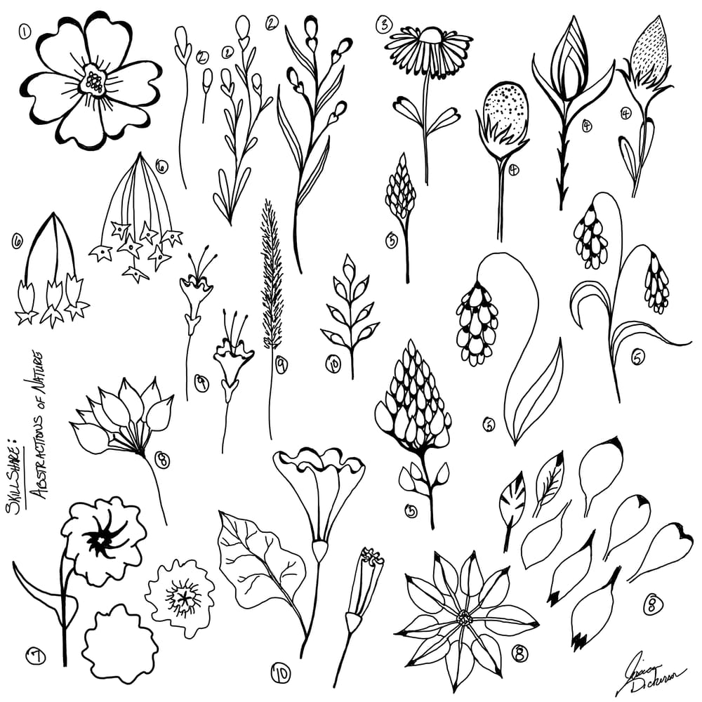 Abstract Florals - image 1 - student project