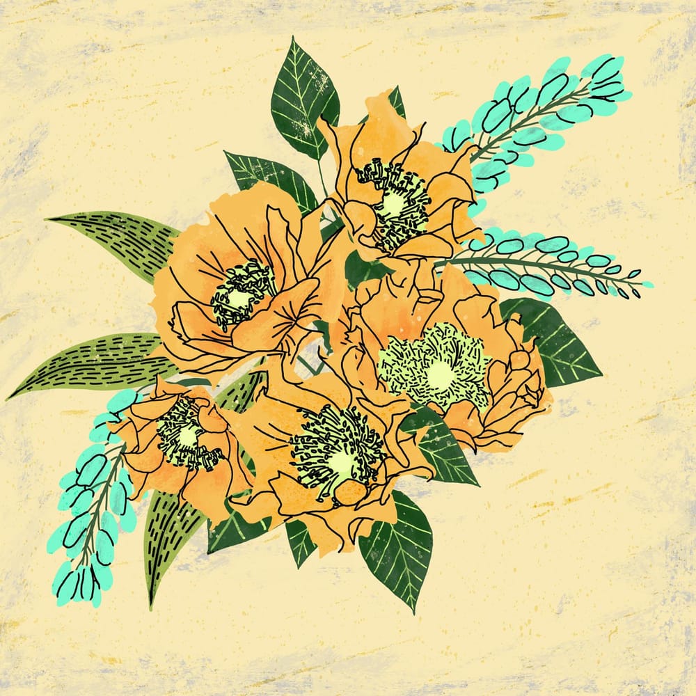 Cactus Flower Bouquet - image 2 - student project