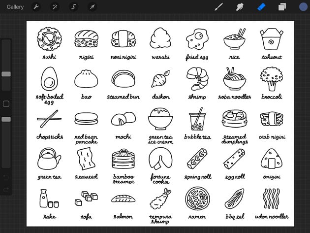SAMPLE PROJECT: Foodie Vector Illos! - image 2 - student project