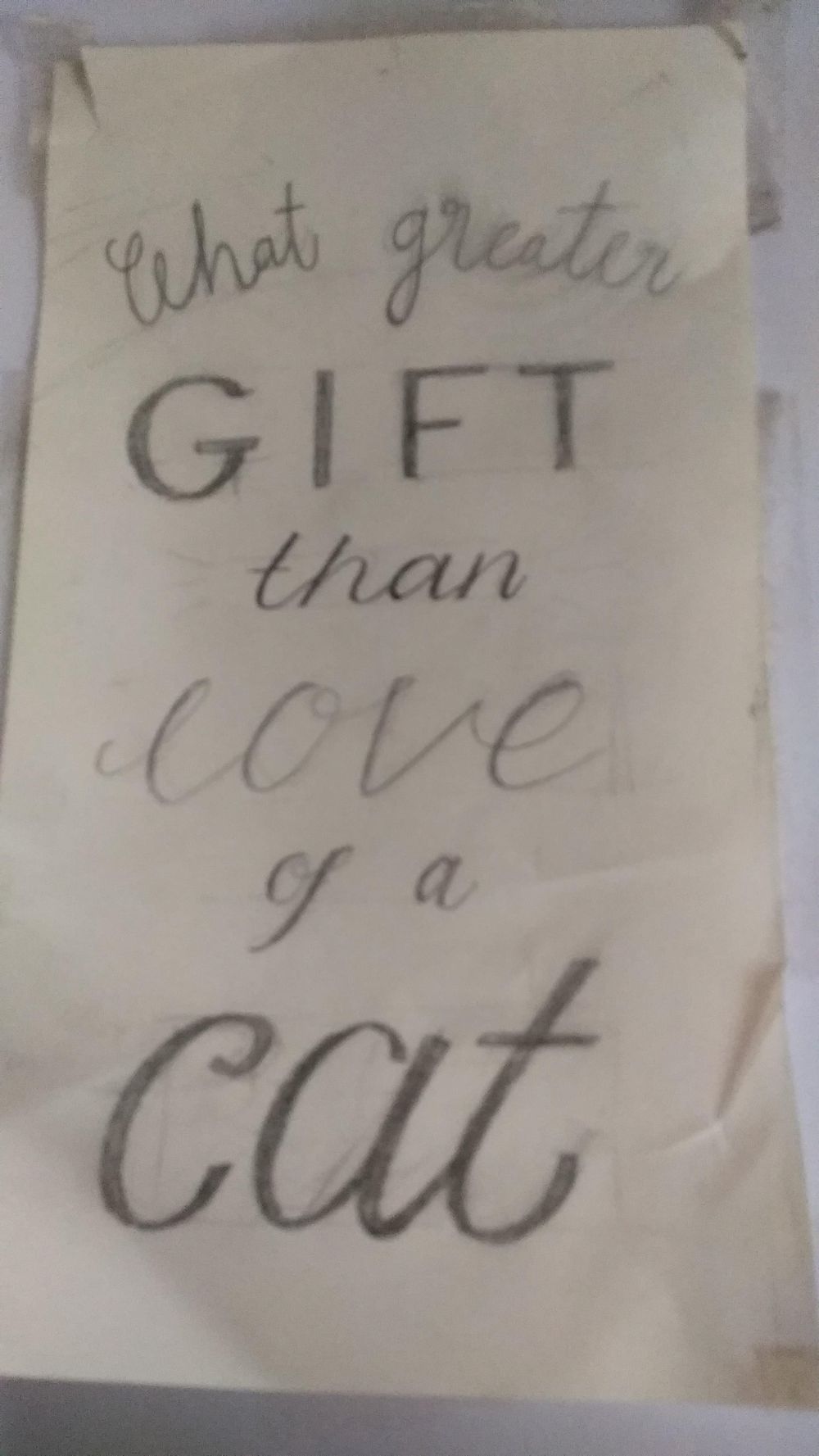 What greater gift than... - image 4 - student project