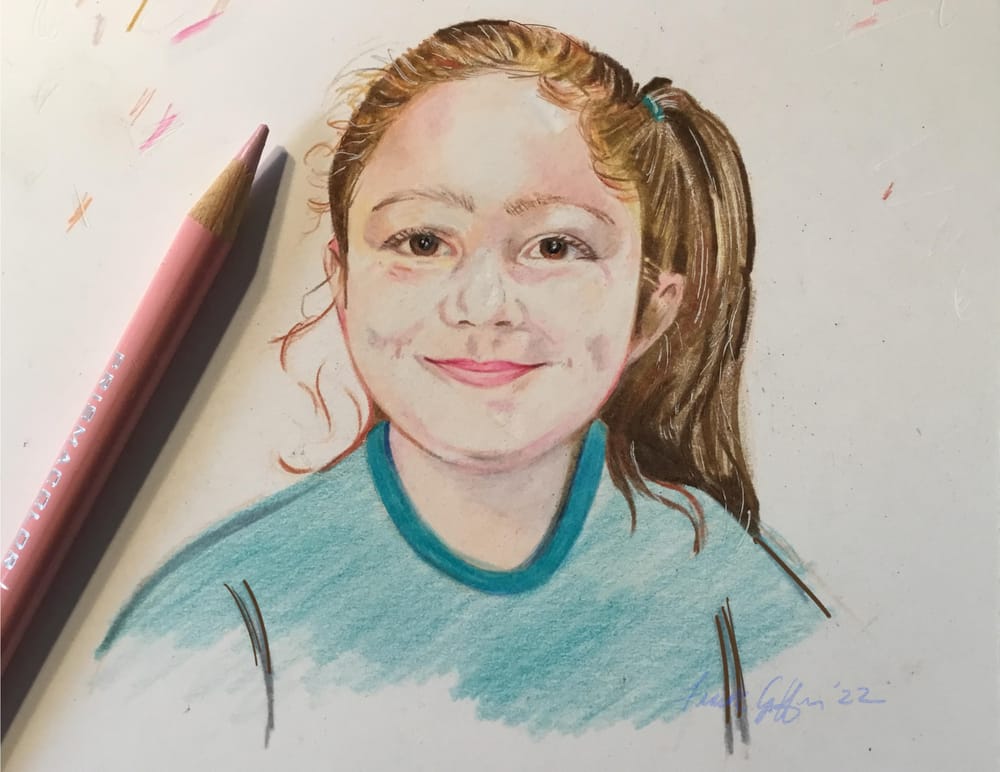 This is my 2nd attempt - below her is my first - image 1 - student project