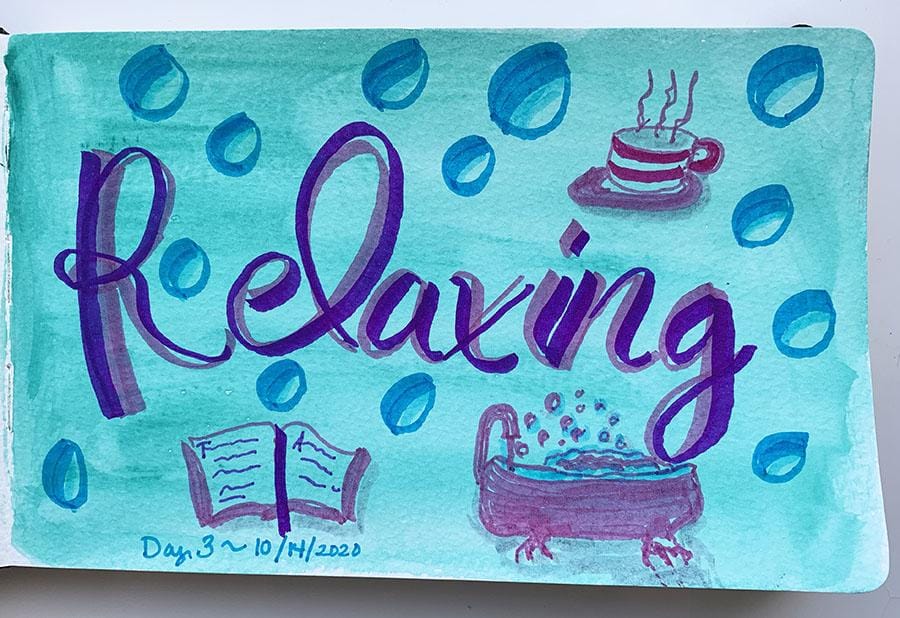 Daily Art Practice for Self-Care - image 3 - student project