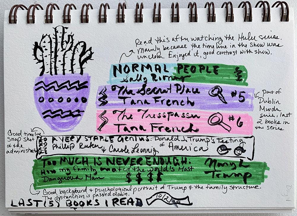 Illustrated Journaling 9/28 - 10/11 - image 1 - student project