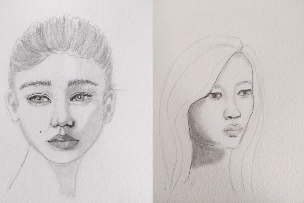 Pencil portraits 2nd attempt - image 3 - student project
