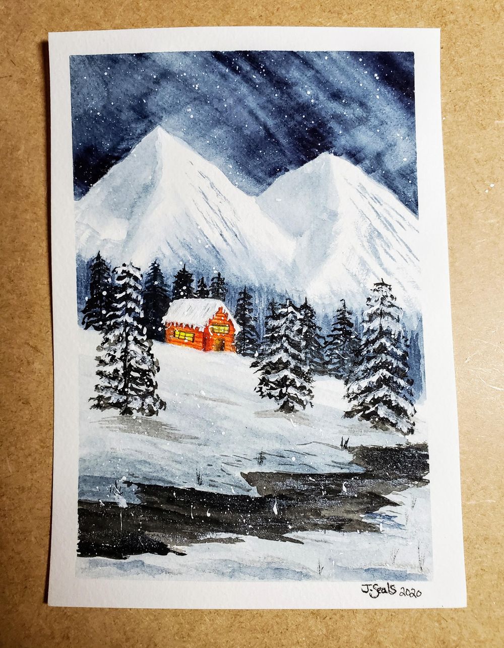 Snowy Christmas Night - image 1 - student project