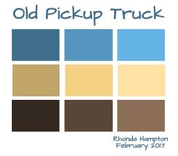 Old Pickup Truck - Colors, tints and shades - image 1 - student project