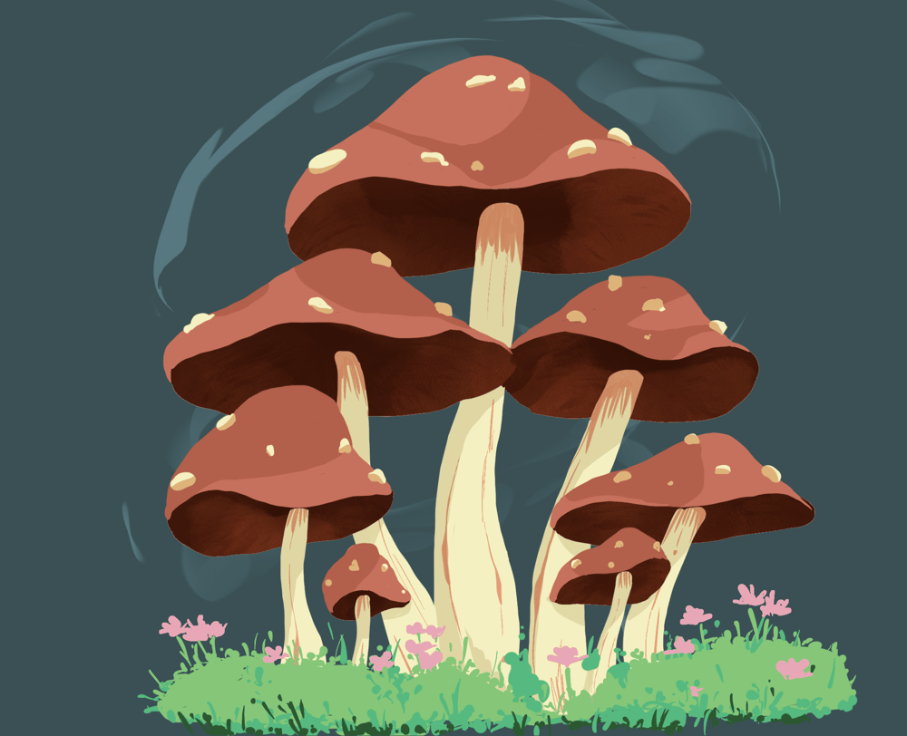 Mushroom family - image 7 - student project