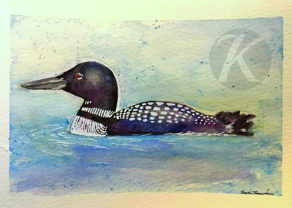 Black-capped Chickadee & Loon - image 1 - student project