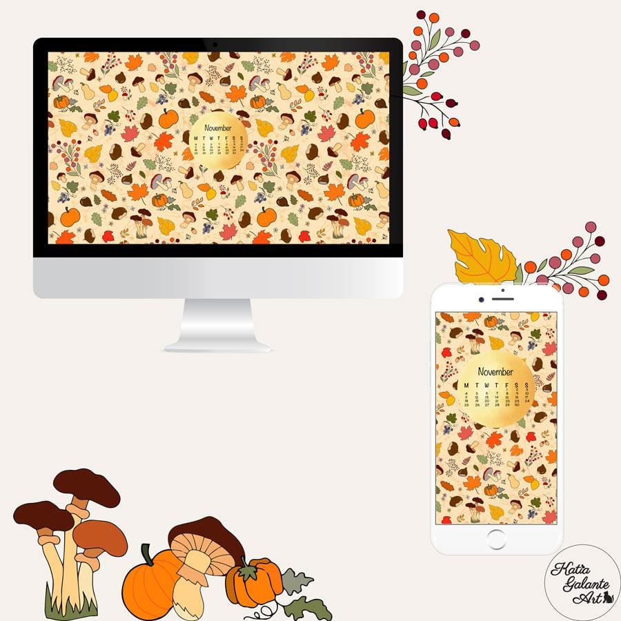 November calendar - image 1 - student project