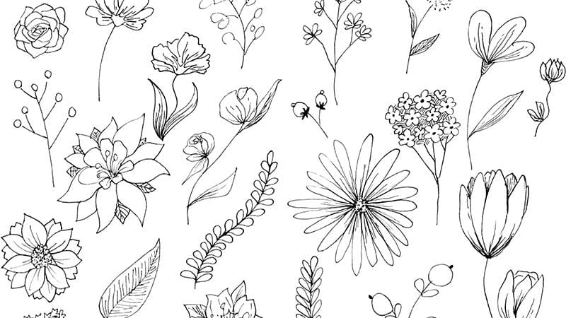 Spring floral pattern - image 1 - student project