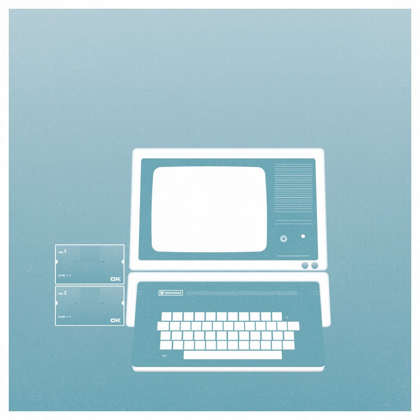 OK Computer alternate album cover - DKNG textures and halftones - image 2 - student project