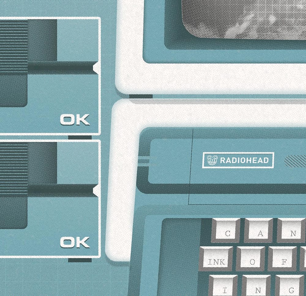 OK Computer alternate album cover - DKNG textures and halftones - image 8 - student project