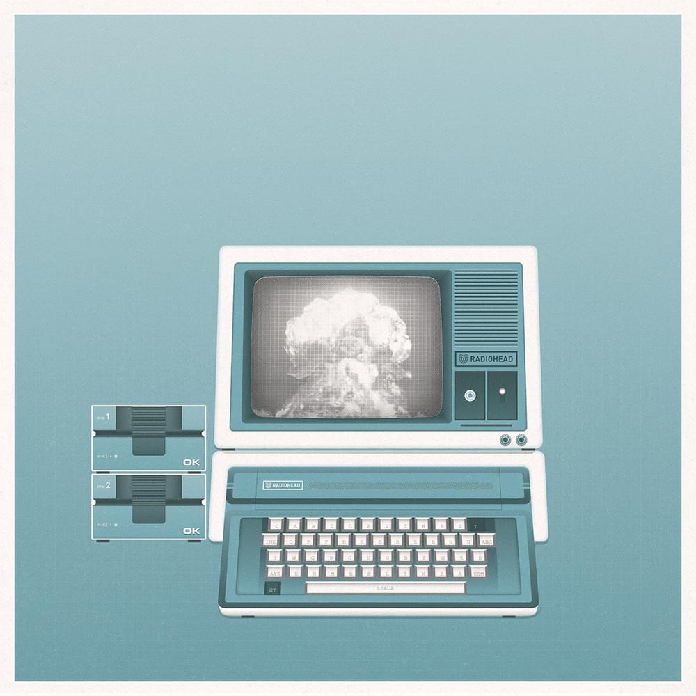 OK Computer alternate album cover - DKNG textures and halftones - image 7 - student project