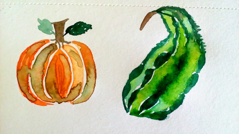 Watercolor Fall Elements - image 4 - student project