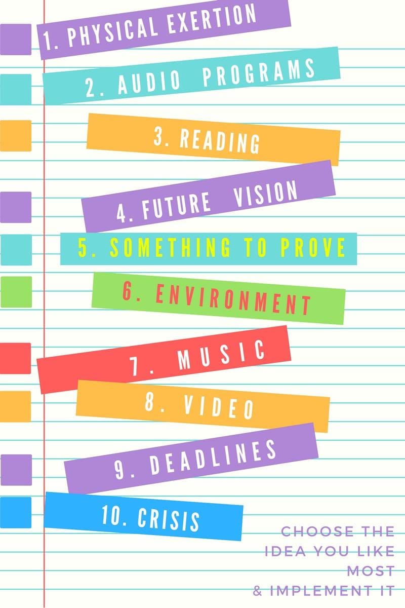 Project For Class : 10 Terrific Self-Motivation Tips - image 1 - student project