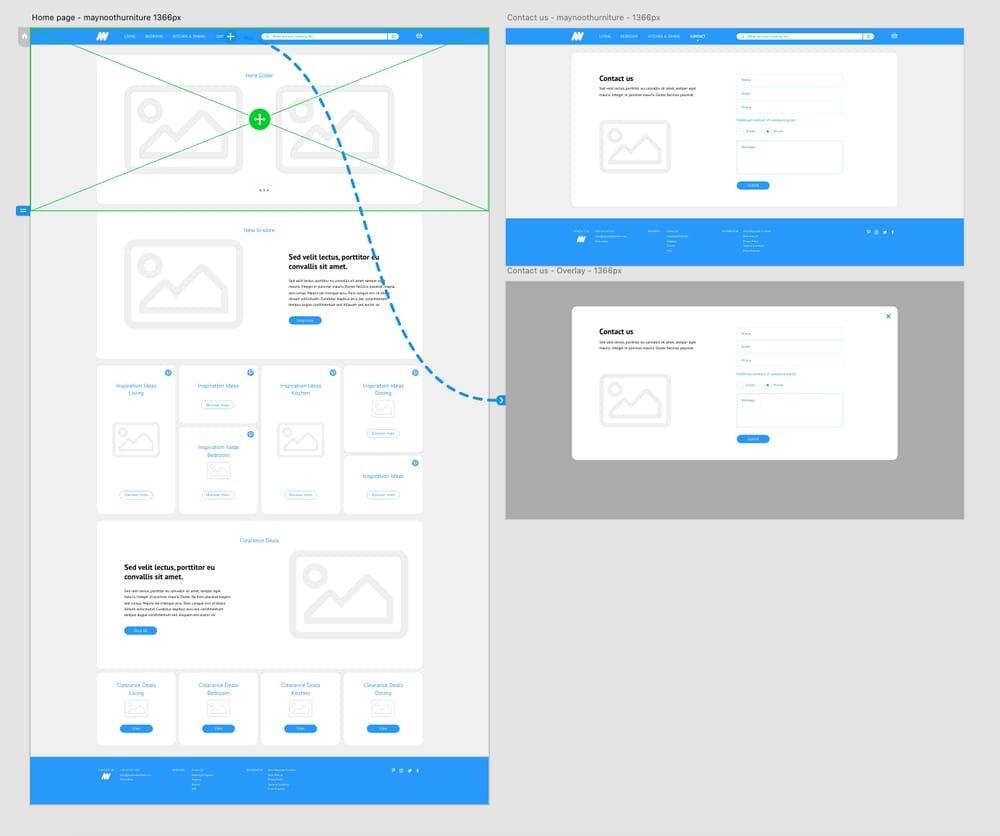 Class Project 01 – Wireframe Homepage & Contact Us Page - image 3 - student project
