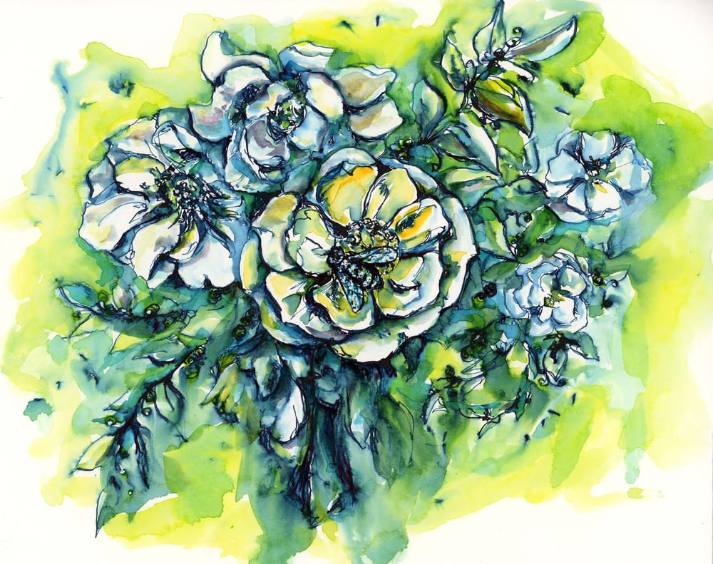 floral branch and class studies Skillshare Student Project