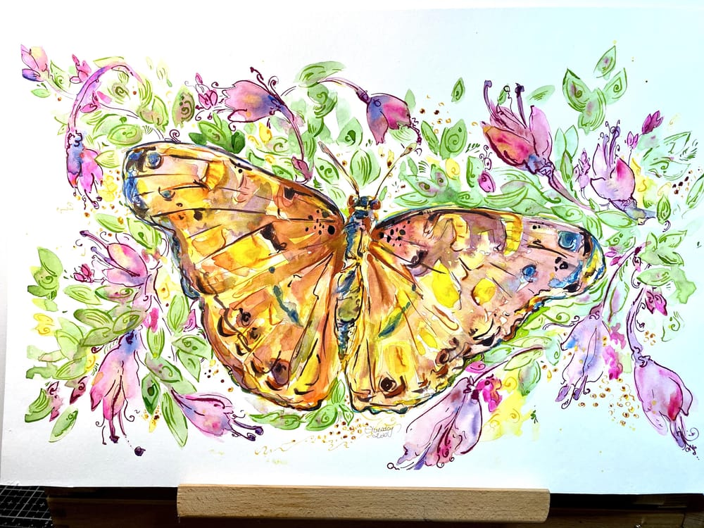 floral branch and class studies Skillshare Student Project