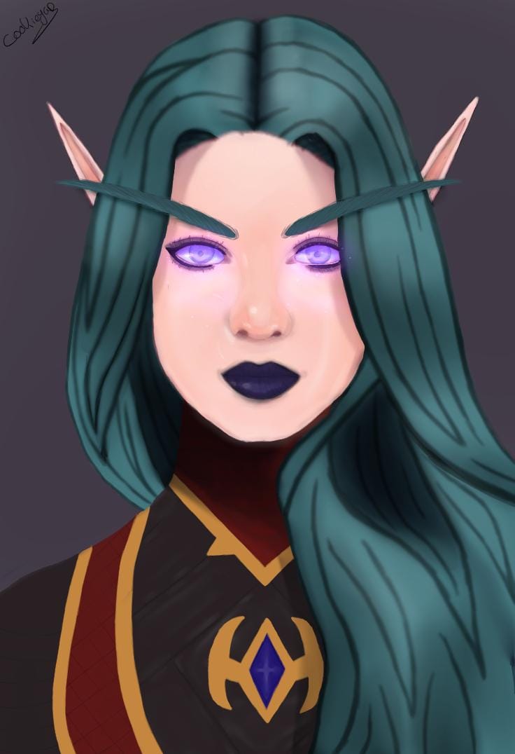 Stylized Portrait - Fantasy - image 1 - student project