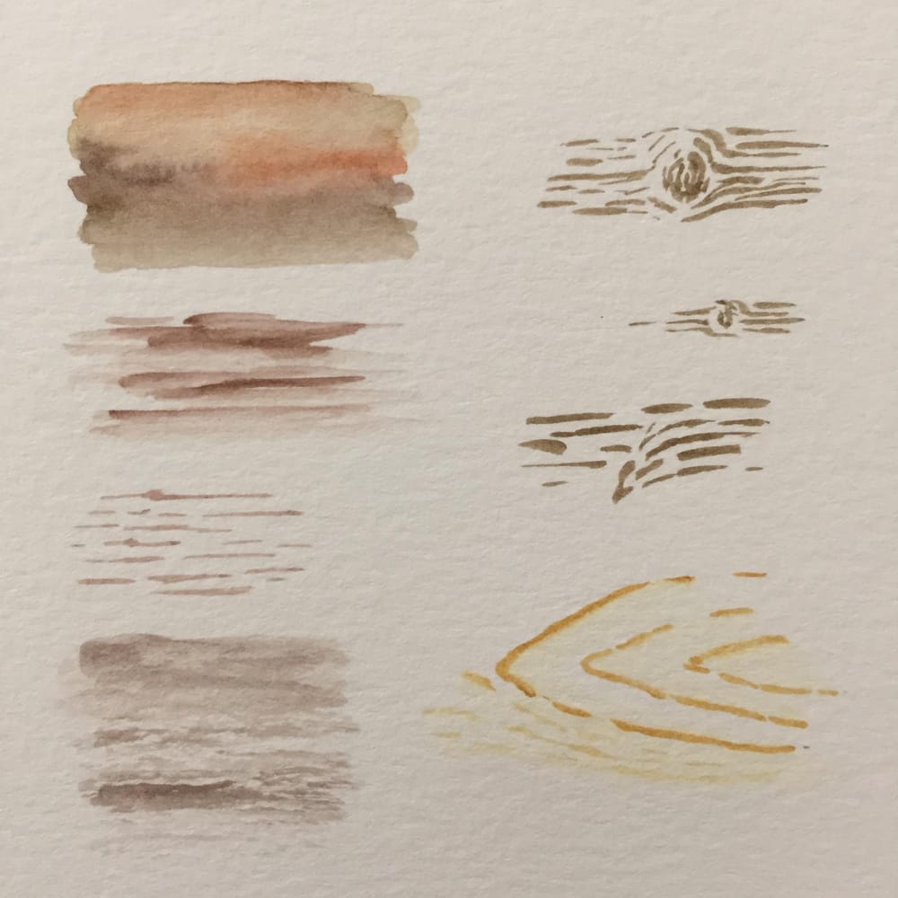 Watercolour Wood - image 2 - student project
