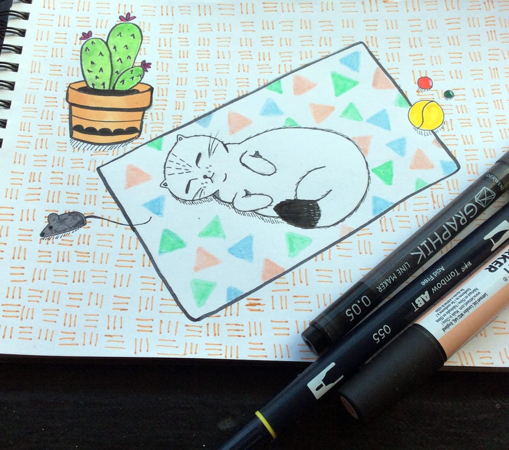 Dozing Cat - image 3 - student project